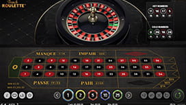 French Roulette Table