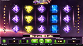Starburst Online Slots Available at BetMGM