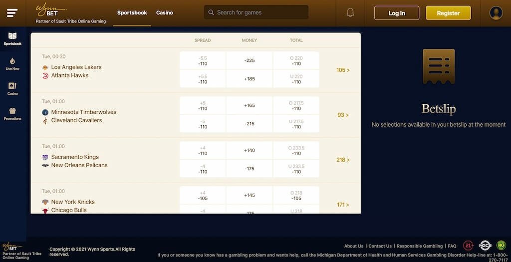 WynnBet Michigan Basketball Odds