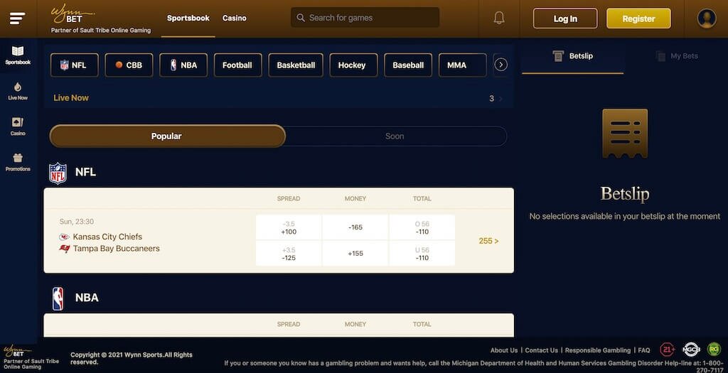 WynnBet Michigan Football Odds