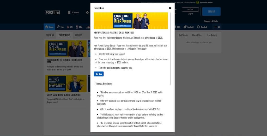 FOX Bet Bonus