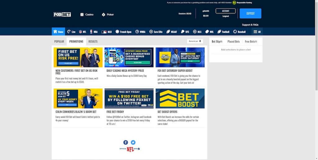 FOX Bet Michigan Promotions
